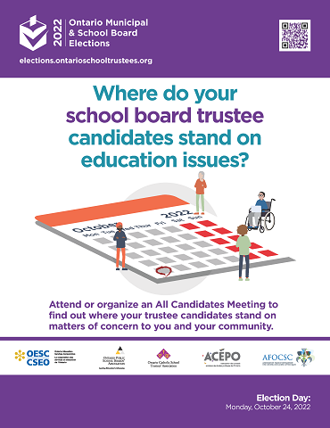 2022 Ontario Municipal & School Board Elections Poster 2 - 8.5 x 11 Preview